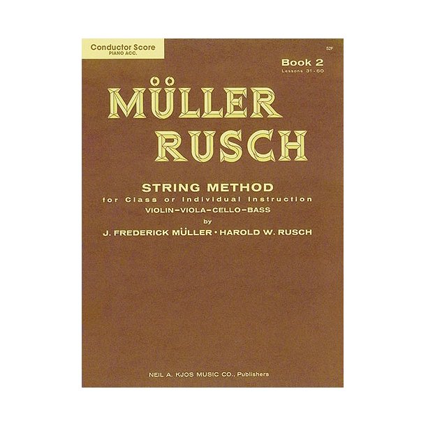 Muller-rusch String Method Book 2-violin