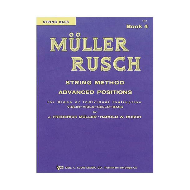 Muller-rusch String Method Book 4-violin