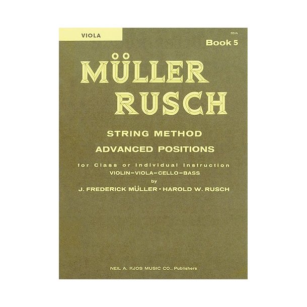 Muller-rusch String Method Book 5-violin