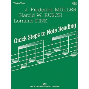 Quick Steps To Notereading, Vol 3, Cello