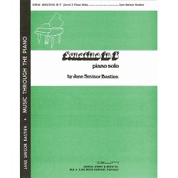 Jane Bastien: Sonatina In F