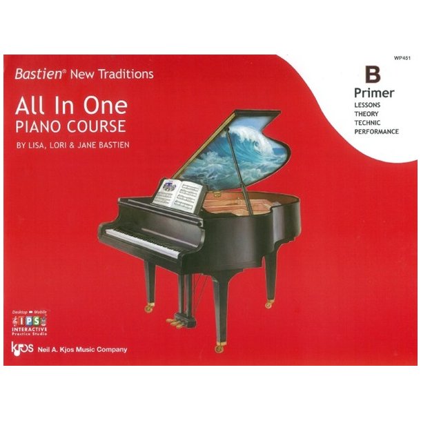 Bastien New Traditions: All In One Piano Course - Primer Book B