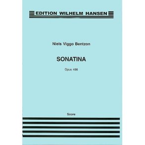 Niels Viggo Bentzon: Sonatina For Alto Saxophone And Piano Op.498 (Score)
