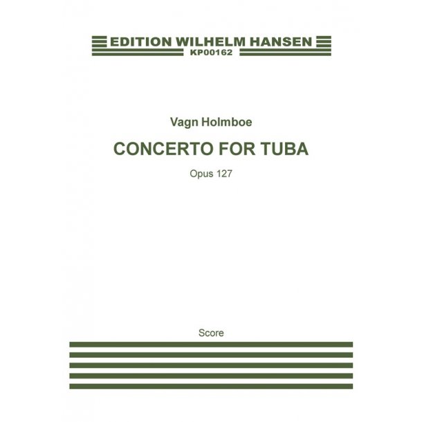 Holmboe Concerto For Tuba Op.127 F/S