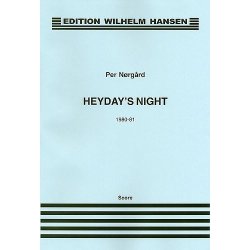 Per Nrgrd: Heyday's Night (Score And Parts)
