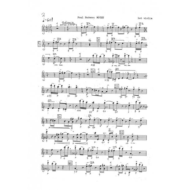 Poul Ruders: String Quartet No.3 'Motet' (Parts)