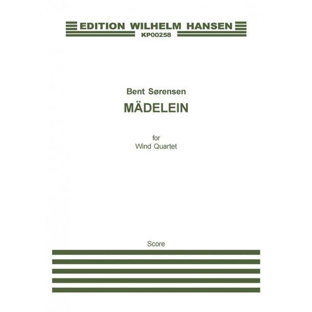 Bent Srensen: Mdelein (Score)