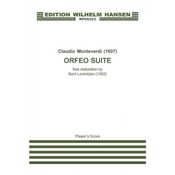 Bent Lorentzen: Orfeo Suite (Player's score)