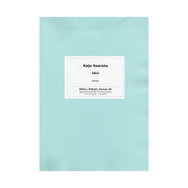 Kaija Saariaho: Maa (Score)