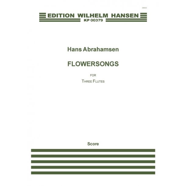 Flowersongs Partitur, Kopi