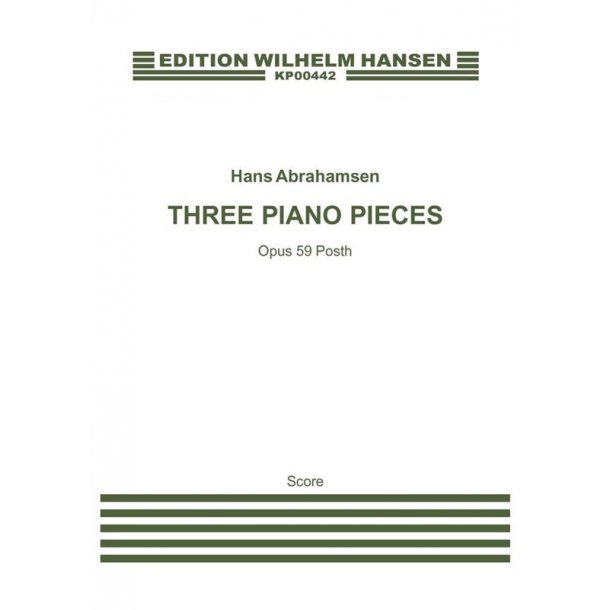 Nielsen 3 Pieces Op59 Pf (Abrahamsen