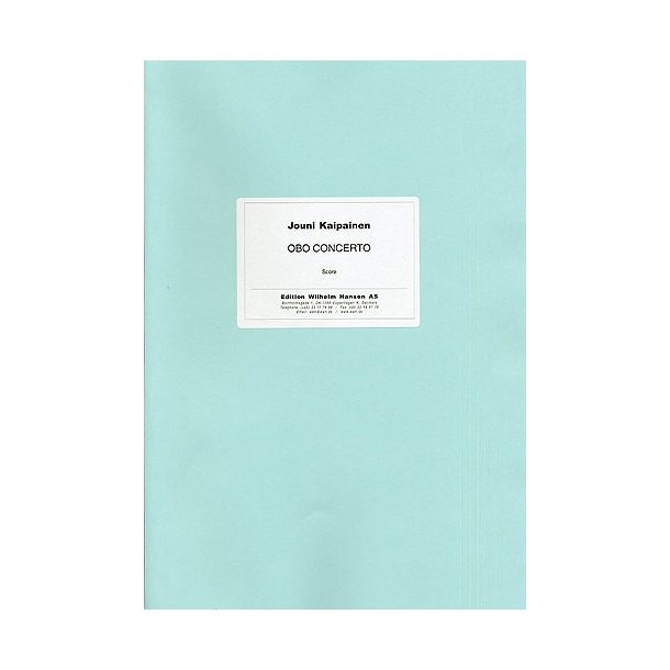 Jouni Kaipainen: Oboe Concerto (Score)
