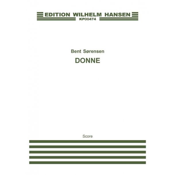 Bent Srensen: Donne