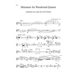 Niels Rosing-Schow: Miniature (Parts)