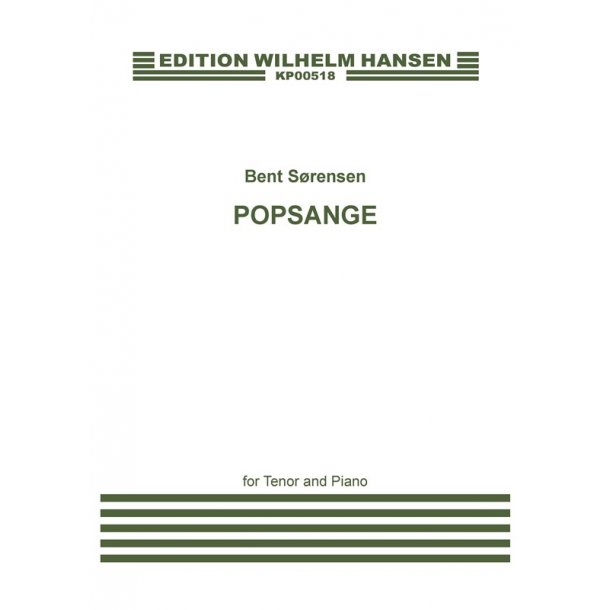 Bent S&oslash;rensen: Popsange