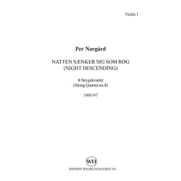 Per Nrgrd: String Quartet No.8 (Parts)