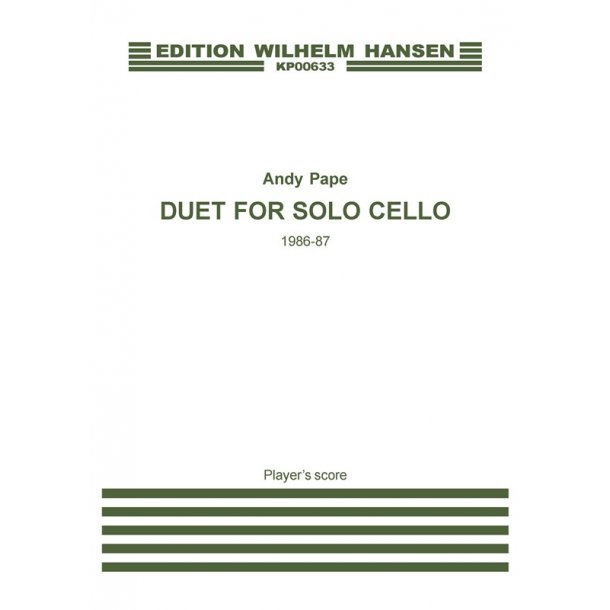 Andy Pape: Duet For Solo Cello