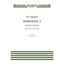 Per Nrgrd: Sonata No.3 (cello)