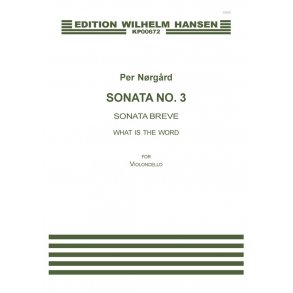 Per Nrgrd: Sonata No.3 (cello)