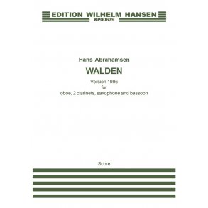 Hans Abrahamsen: Walden - Version 1995 (Score)