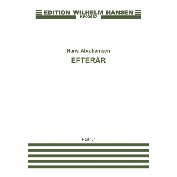 Efterar - Partitur, Kopi