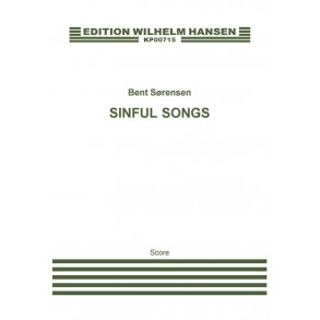 Sinful Songs - Partitur, Kopi