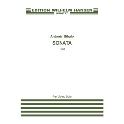 Antonio Bibalo: Sonata For Violin Solo