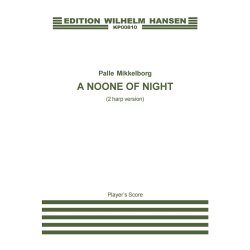 Palle Mikkelborg: A Noone Of Night (2 harp version), Player's score
