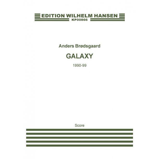 Anders Brdsgaard: Galaxy (Score)