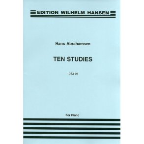 Hans Abrahamsen: Ten Studies For Piano