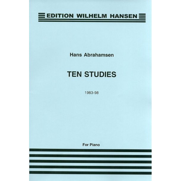 Hans Abrahamsen: Ten Studies For Piano