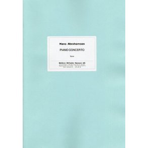Hans Abrahamsen: Concerto For Piano And Orchestra (Score)