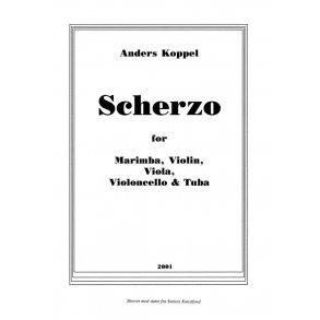 Scherzo - Partitur