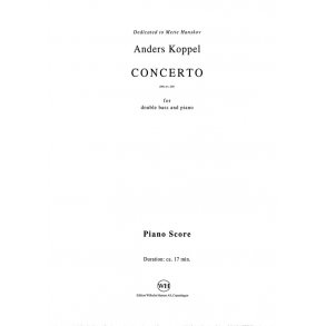 Koppel Concerto For Double Bass Sc