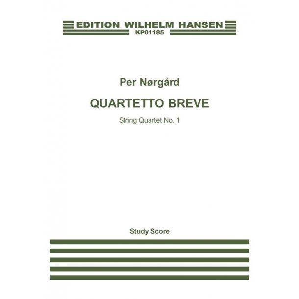 Quartetto Breve - Partitur