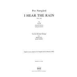 I Hear The Rain