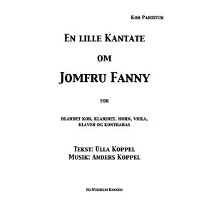 En Lille Kantate Om Jomfru F.