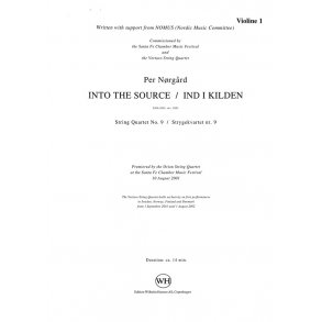 Per Nrgrd: String Quartet No.9 - Into The Source (parts)