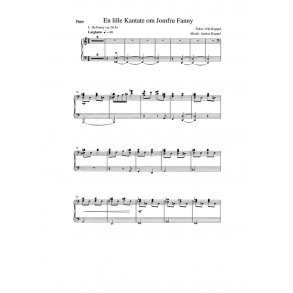 En Lille Kantate Om Jomfru F.