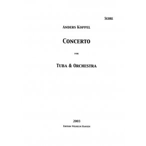 Koppel A Concerto For Tuba Score