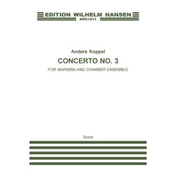Koppel Concerto No.3 Marimba Sc Cham