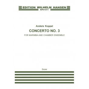 Koppel Concerto No.3 Marimba Sc Cham