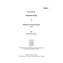 Koppel Concerto No.3 Marimba Pts Cha