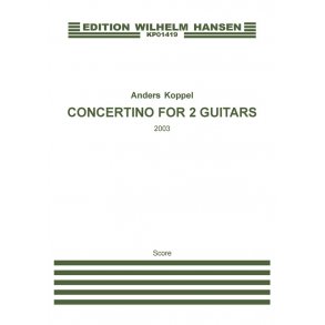 Koppel A Concerto For 2 Gtr Score