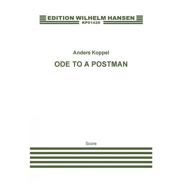 Koppel Ode To A Postman Score Orch