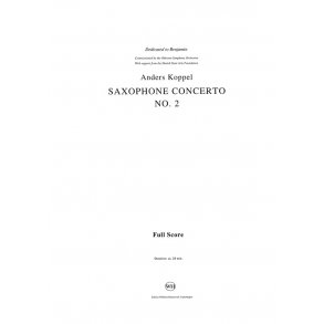 Koppel Concerto No. 2 For Sax Score