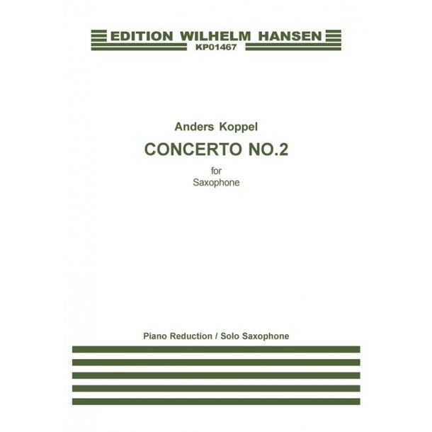 Koppel A Concerto No.2 For Sax Sc/Pt