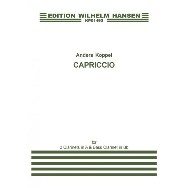 Koppel Capriccio (1999) 3clt Sc/Pts