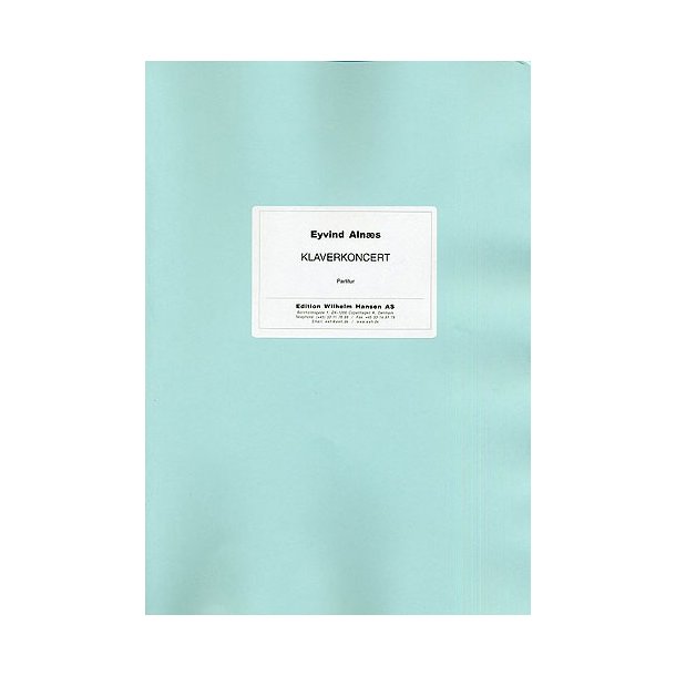 Eyvind Alns: Klaverkoncert Op.27 (Score)