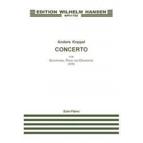CONCERTO FOR SAXOPHONE, PIANO AND ORCHESTRA